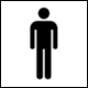 AIGA Symbol Sign No 12: Toilets, Men