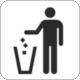 AIGA Symbol Sign No 50: Litter Disposal