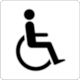BS 8501 Public Information Symbol No 4106: Accessible Facility, Accessible Route