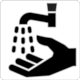 BS 8501 Public Information Symbol No 5010: Washing Facilities