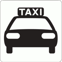 BS 8501 Public Information Symbol No 7007: Taxis