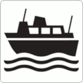 BS 8501 Public Information Symbol No 7023: Seaport