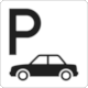 BSI 8501 Public Information Symbol No 7040: Parking (Cars)