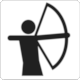 BS 8501 Public Information Symbol No 9002: Archery