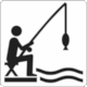 BS 8501 Public information symbol No 9019: Fishing