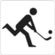 BS 8501 Public Information Symbol No 9030: Hockey