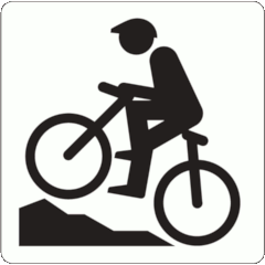 BS 8501:2002 Symbol 9038 Mountain biking