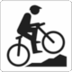 BSI 8501 Public Information Symbol No 9038: Mountain Biking
