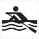 BS 8501 Public Information Symbol No 9045: Rowing  sports
