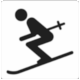 BS 8501 Public Information Symbol No 9053: Skiing
