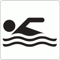 BS 8501:2002 Symbol 9060 Swimming