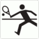 BS 8501 Public Information Symbol No 9062: Tennis