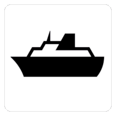 Symbol: Ship / Ferry / Port