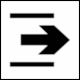 ISO 7001 Public Information Symbol PI PF 029: Way out or exit