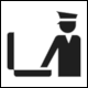 ISO 7001 Public Information Symbol PI TF 018: Customs or Baggage Check