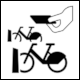 ISO 7001 Public Information Symbol PI TF 029 Rental Bicycle