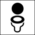 ISO 7001:1990, Sheet No 015: Public Information Symbol Toilet (general)