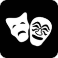 KSA pictogram Theater (classic pair of masks)