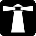 U.S. National Park Service Map Symbol: Lighthouse