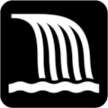 U.S. National Park Service Map Symbol: Waterfall