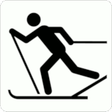 Symbol: cross-country skiing