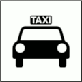 NORM A 3011 Public Information Symbol No 25: Taxi