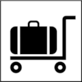 NORM A 3011 Public Information Symbol No 34: Baggage Trolley