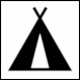 NORM A 3011 Public Information Symbol No 43: Camping