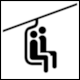 NORM A 3011 Public Information Symbol No 47: Double Chairlift