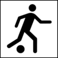NORM A 3011 Symbol No 91: Football (Fuball)