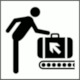 Pictogram No 139 of the Austrian Standard NORM A 3011: Baggage Claim