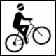 NORM A 3011 Public Information Symbol No 143: Mountain Biking
