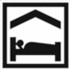 Traffic Sign Symbol ID18 Guest Room, Accommodation (Chambre d'htes ou gte)