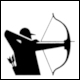 Modley & Myers page 112, Swedish Standard Recreation Symbols (SSRS): Pictogram Archery