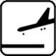 Pictogram Arrivals (Arriv�es) from A�roports de Paris: PARIS-Charles de Gaulle Airport (Terminal 1)