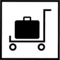 Abdullah & Hbner page 163, Swiss Post: Pictogram Luggage Trolley