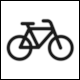 Traffic Sign H-066: Bicycle from Hungary (Plastiroute)