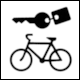 Modley & Myers page 111, Swedish Standard Recreation Symbols (SSRS): Pictogram Bicycle Rental