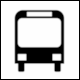 Traffic Sign Symbol No 10401: Bus (Slovenia 2015)