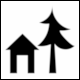 Traffic Sign Symbol No 10217: Mountain Hut / Planinska koča (Slovenia 2015)