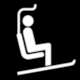 Parks Canada Pictogram No 6-4-303 Chairlift