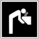 Parks Canada Pictogram No 6-1-055: Drinking Fountain