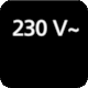 BB Pictogram: 230 Volt AC Outlet (230 Volt Wechselstrom Steckdose)