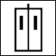 Hungarian Pictogram for Elevator from 1979