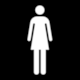 Pictogram INF029 - Ladies' Restroom (Bao Mujeres) from Bolivia