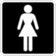 Hora page 68: Canadian Sign Women's Restroom by the Transportation Association of Canada (TAC)