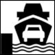 Traffic Sign: Port, Ferry adapted by Egger