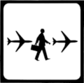 Modley & Myers page 84, ICAO: Pictogram Connecting Flights