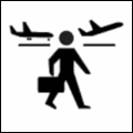 London Heathrow Airport Pictogram Flight Connections by No-Nonsense Design