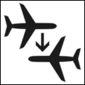 Vienna International Airport Pictogram: Connecting Flights by Simlinger Informations-Design